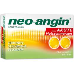 neo-angin® Benzydamin gegen akute Halsschmerzen, Zitrone 20 Lutschtbl.