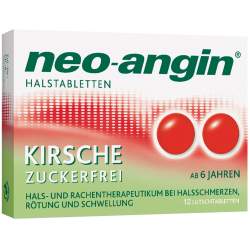 neo-angin® Halstabletten Kirsche 12 Lutschtabletten