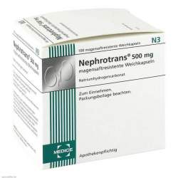 Nephrotrans® 500 mg 100 magensaftresistente Weichkapseln