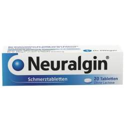 Neuralgin® Schmerztabletten 250 mg/200 mg/50 mg, 20 Tabletten