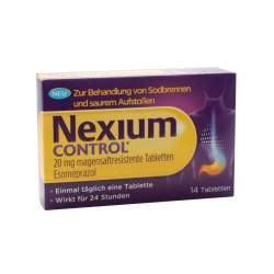 Nexium Control 20mg 14 Tbl., magensaftresist.