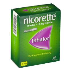 Nicorette® Inhaler 15mg, 20 Patronen + 1 Mundstück