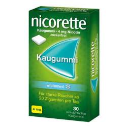 Nicorette whitemint 4mg 30 Kaugummi