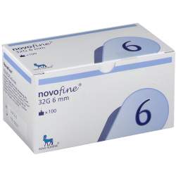 NovoFine® 0,23/0,25 x 6 mm 32G Tip 100 St.