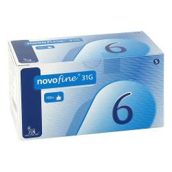 NOVOFINE 6 Kanülen 0,25x6 mm 31 G