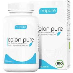 NUPURE colon pure Darmrein.Flohsamenschal.Bio Kps.