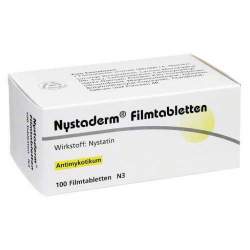 Nystaderm Filmtabletten 100 Filmtbl.