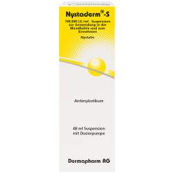 Nystaderm-S, 100.000 I.E./ml Suspension 48ml mit Dosierpumpe