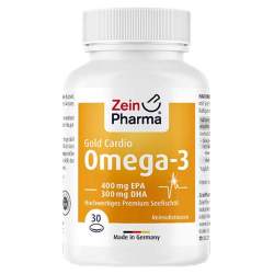 OMEGA-3 Gold Herz DHA 300mg/EPA 400mg Softgel-Kap.