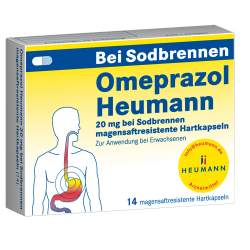 Omeprazol Heumann 20mg b. Sodbrennen 14 msr. Hartkaps.