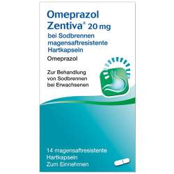 Omeprazol Zentiva 20mg b.Sodbr. 14 msr. Hartkps