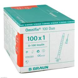 OMNIFIX Duo 100 Insulinspr.1 ml