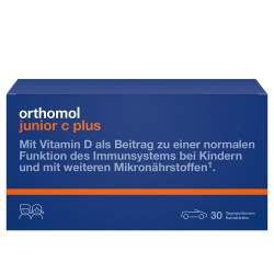 Orthomol junior C plus Mandarine/Orange 30 Kautbl.