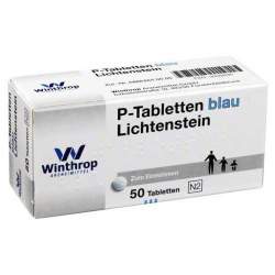 P-Tabletten blau Lichtenstein 50 Tbl.