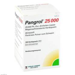 Pangrol® 25 000, 100 Hartkapseln magensaftresistent
