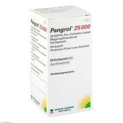 Pangrol® 25 000, 50 Hartkapseln magensaftresistent