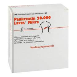 Pankreatin 20.000 Laves Mikro 200 msr. Kps.