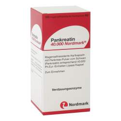 Pankreatin 40.000 Nordmark®, 100 magensaftresistente Hartkapseln