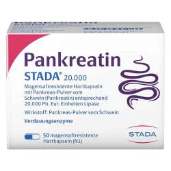 Pankreatin STADA® 20.000 50 msr. Hartkaps.