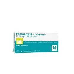 Pantoprazol - 1 A Pharma 20mg bei Sodbrennen 14 magensaftres. Tbl.