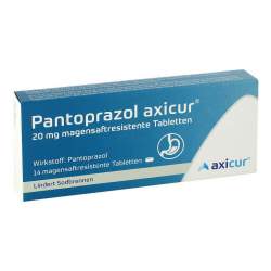 Pantoprazol axicur® 20 mg 14 magensaftresistente Tabletten