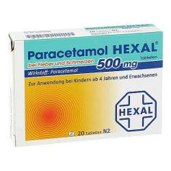 Paracetamol 500 mg HEXAL® bei Fieber und Schmerzen 20 Tbl.