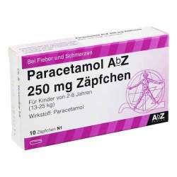 Paracetamol AbZ 250mg 10 Supp.