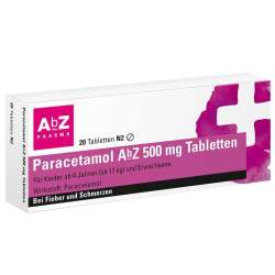 Paracetamol AbZ 500mg 20 Tbl.