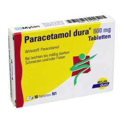 Paracetamol dura® 500 mg 10 Tabletten