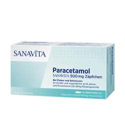 PARACETAMOL SANAViTA 500 mg Zäpfchen