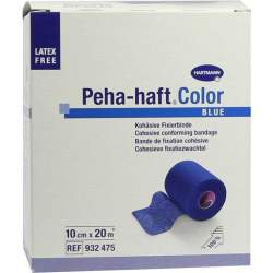 PEHA-HAFT Color Fixierbinde latexf.10 cmx20 m blau