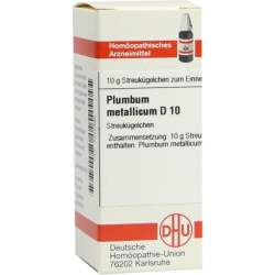 Plumbum metallicum D10 DHU 10g Glob.
