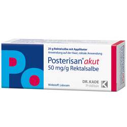 Posterisan® akut 50 mg/g 25g Rektalsalbe mit Analdehner