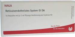 Reticuloendotheliales System Gl D6 Wala 10x1 ml Amp.