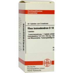 Rhus toxicodendron D10 DHU 80 Tbl.