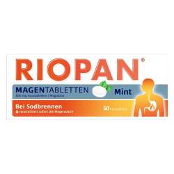 RIOPAN® Magen Tabletten Mint 800mg 50 Kauttbl.