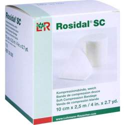 ROSIDAL SC Kompressionsbinde weich 10 cmx2,5 m