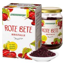 ROTE BETE Kristalle Bio Schoenenberger Pulver