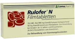 Rulofer® N, Eisen 50 mg, 20 Filmtabletten