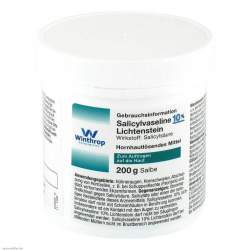 Salicylvaseline 10 % Lichtenstein, Salbe 200g