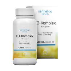 SANHELIOS Vitamin D3 Sonnenvitamin-Komplex mit K2