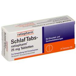 SchlafTabs-ratiopharm® 25mg 20 Tbl.