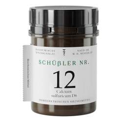 Schüssler Nr.12 Calcium sulf. D6 Apofaktur 400 Tbl.