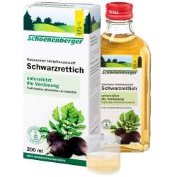 SCHWARZRETTICHSAFT SCHOENENBERGER 200 ml