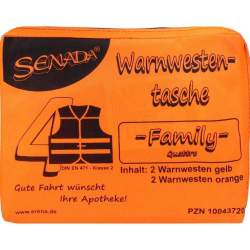 SENADA Warnweste orange Family Tasche
