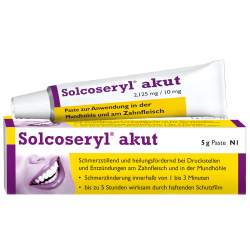 Solcoseryl® akut 2,125mg/10mg Paste 5g