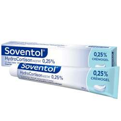 Soventol® Hydrocortisonacetat 0,25%, 2,5 mg/g Creme 50g (Ap)