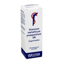 Stannum met. praeparat. D8 Weleda Augentr. 10ml