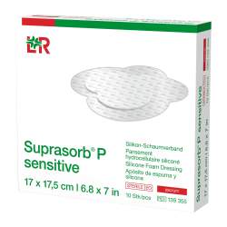 SUPRASORB P sensitive PU-Schaumv.sacr.bor.17x17,5