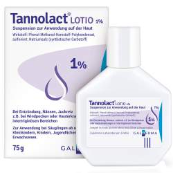 Tannolact® Lotio 1 % Suspension zur Anwendung auf der Haut 75 g